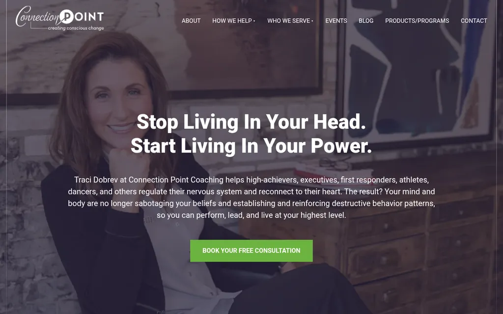 Connection Point Coaching home page