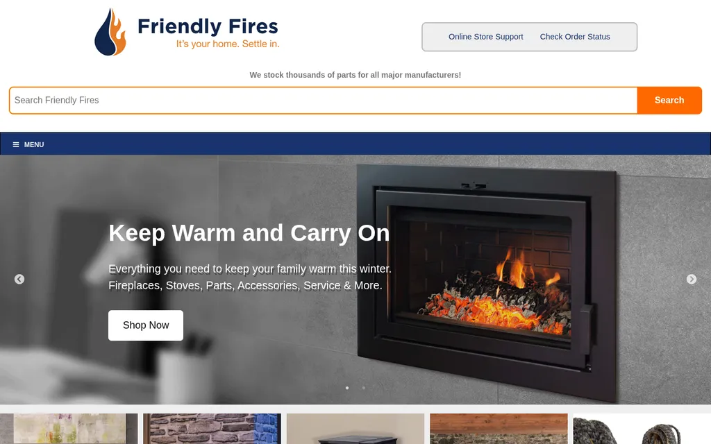 Friendly Fires home page